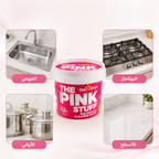 عرض معجون التنظيف The Pink Stuff +  3 اسبراي التنظيف الجبار Multipurpose Bubble Cleaner + 2 أقوى سفنجة لتنظيف الزجاج
