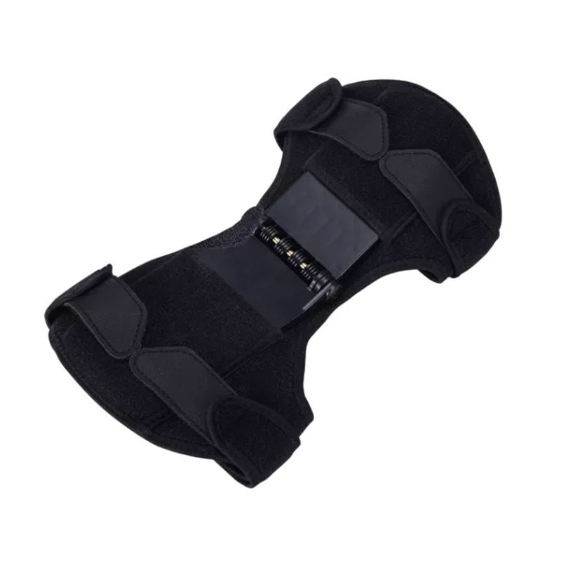 دعامة ركبة قابلة للتعديل لتخفيف الضغط ودعم الحركة - أسود