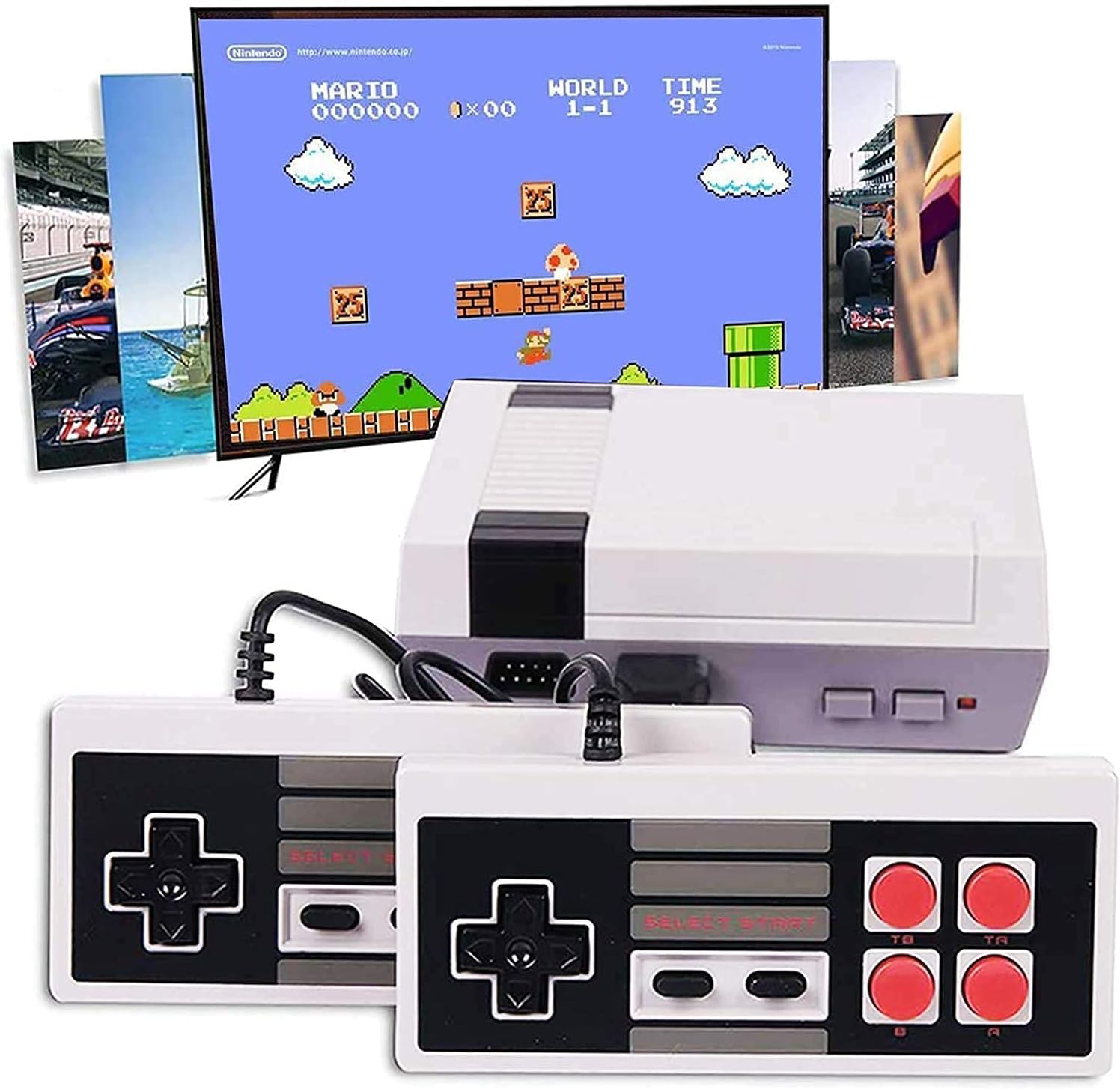 Nintendo Atari smart accessories with dual arms, designed for enhanced gaming experience and compatibility.