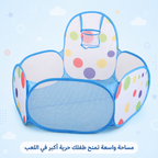بيت الكور الخشبي للأطفال - مساحة لعب آمنة وقابلة للطي