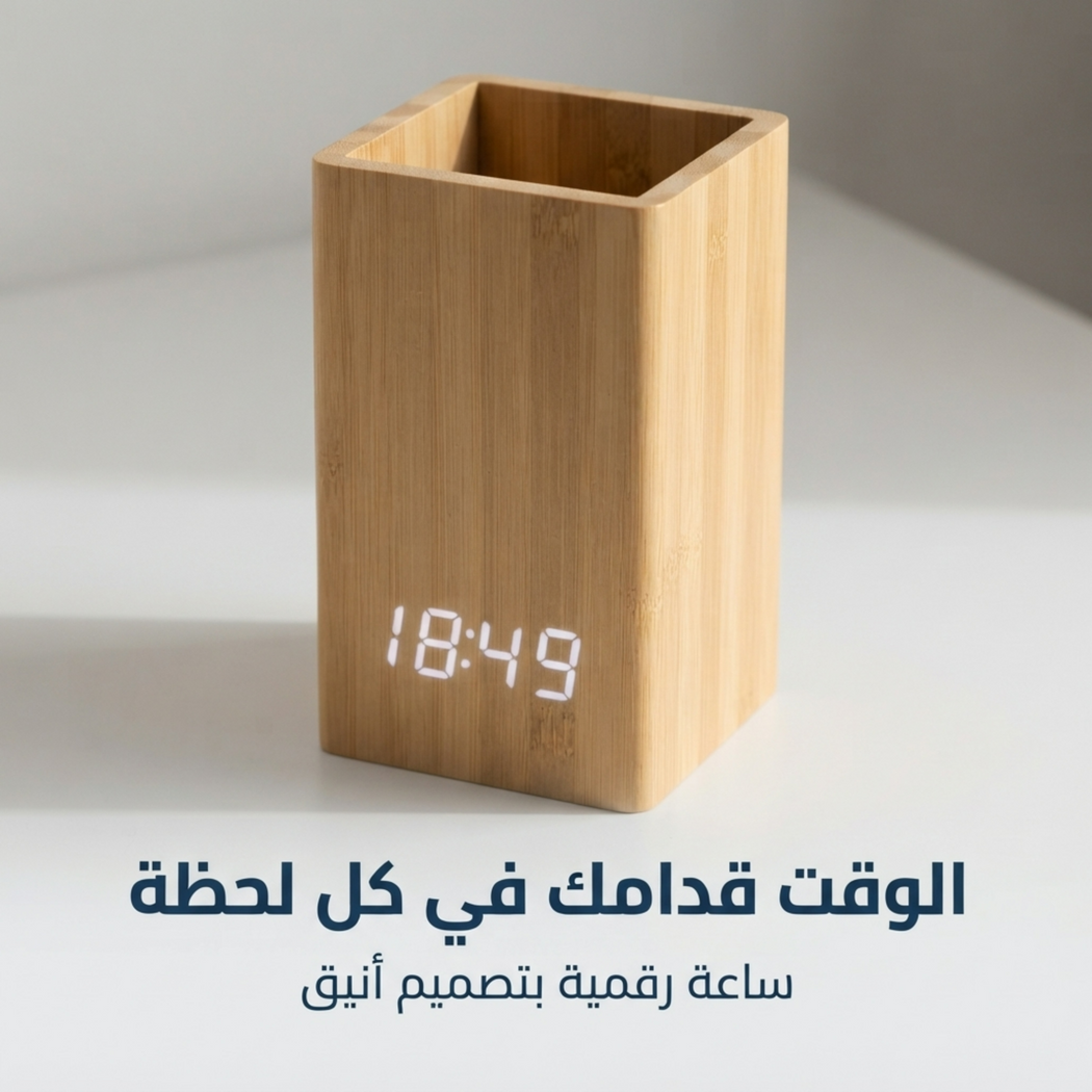 عرض مقلمة و ساعة رقمية + 4 كراسات تدريب للاطفال + 10 عبوات اعادة تعبئة + قلم + 1 مقبض