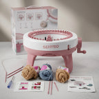 Handheld wool knitting machine for making sweaters, hats, socks, and scarves, suitable for adults and children, by سوق الأمانة.