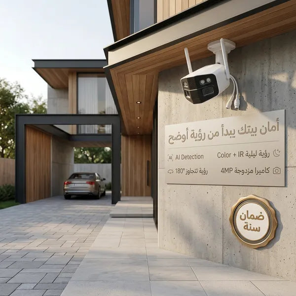 كاميرا ثنائية حديثة عالية الجودة ضمان عام