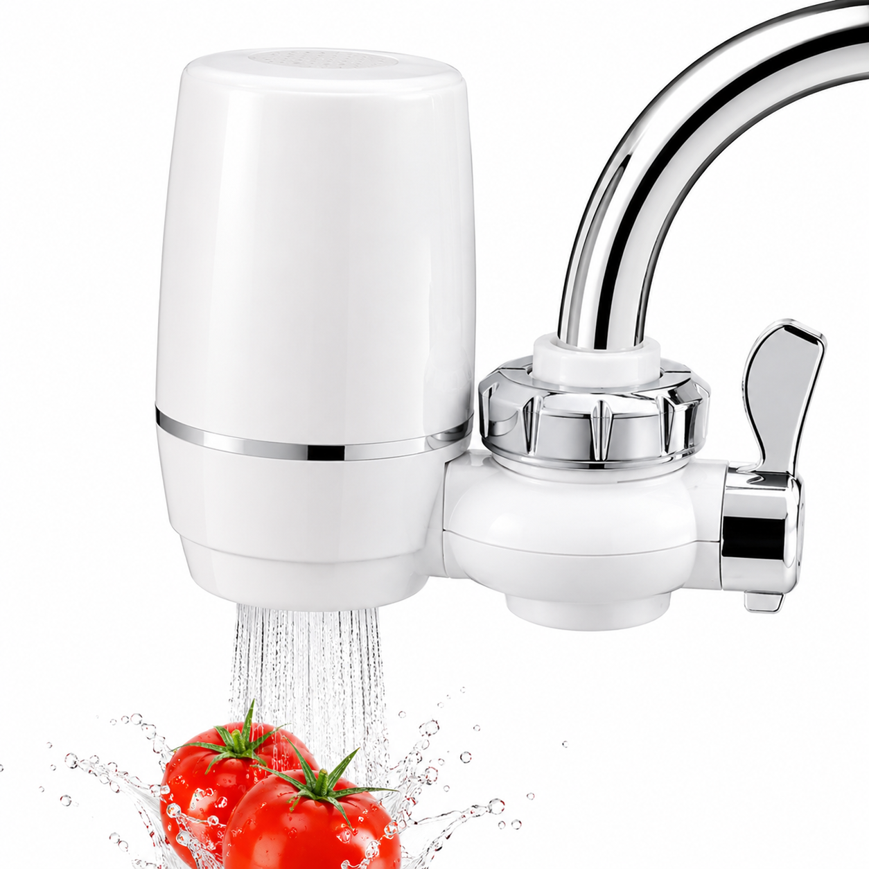 Two easy-to-install faucet filters from the best-selling السوق كوم brand, shown in the product image.