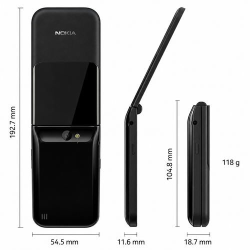 Nokia 2720 Flip phone Dual Sim عرض قطعتين موبايل