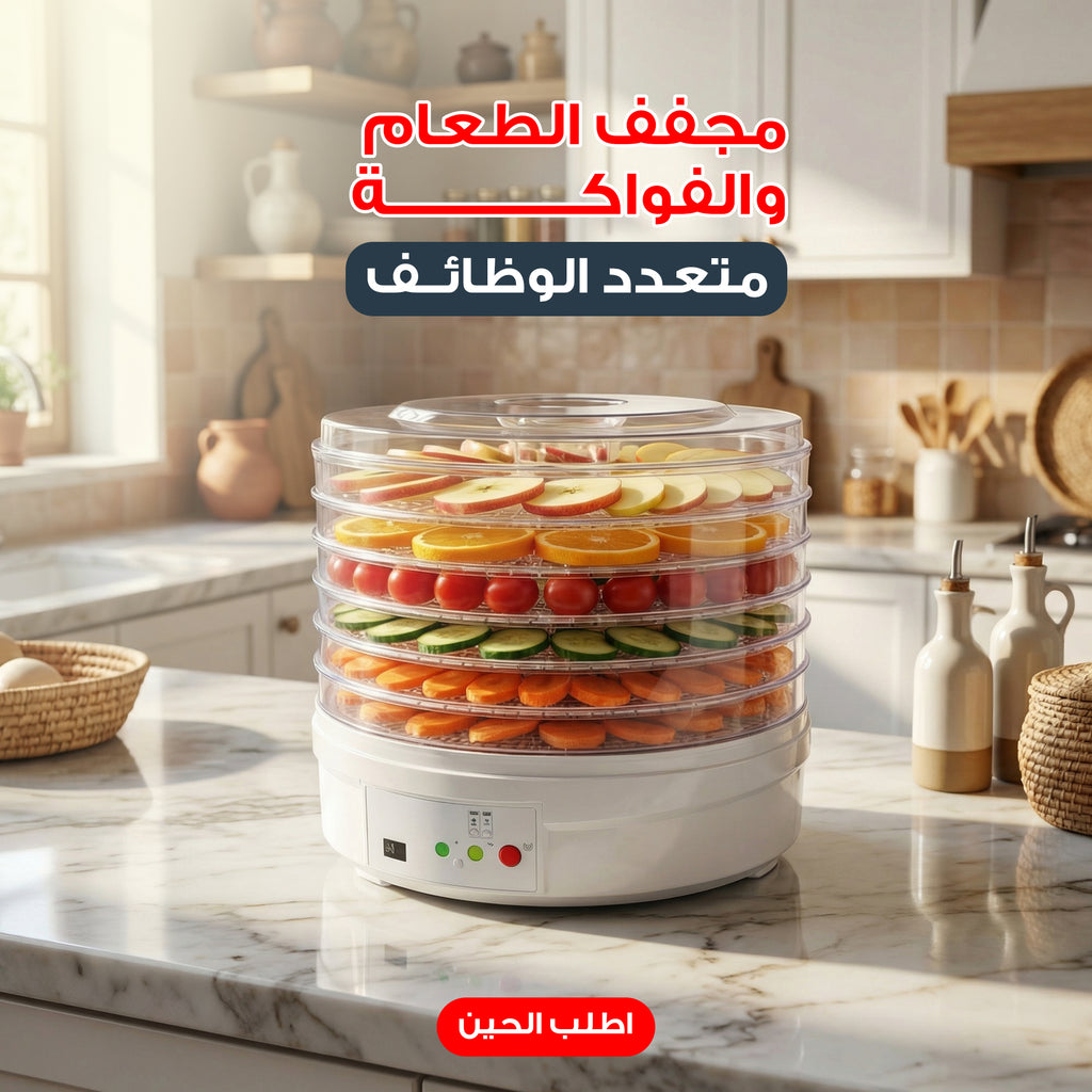 • جهاز تجفيف الفواكهه و الخضار الترندى