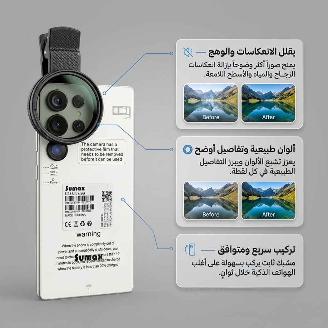 عدسة الجوال