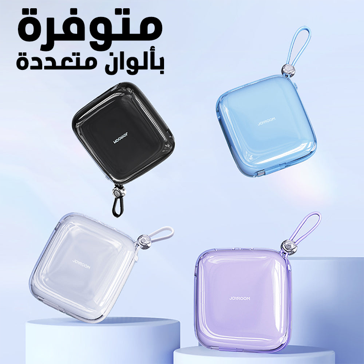 باور بانك جوي روم JR-L005 بسعة 10,000 مللي أمبير أسود