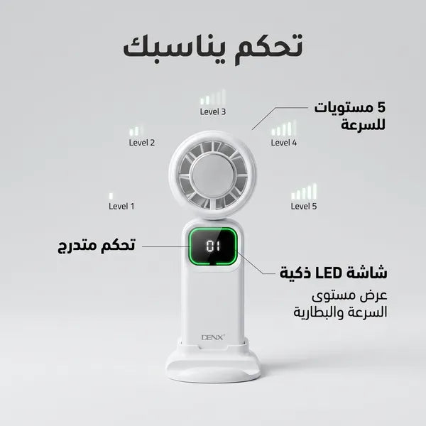 مروحة رقبة توربو محمولة