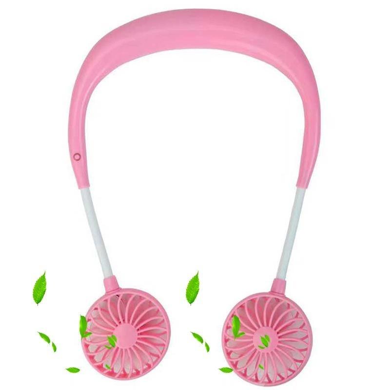 Magic neck fan from سوق كوم, popular bestseller, showing a sleek, portable design worn around the neck for hands-free cooling.