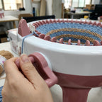 Handheld knitting machine for making sweaters, hats, socks, and scarves, suitable for adults and children, by سوق الأمانة.