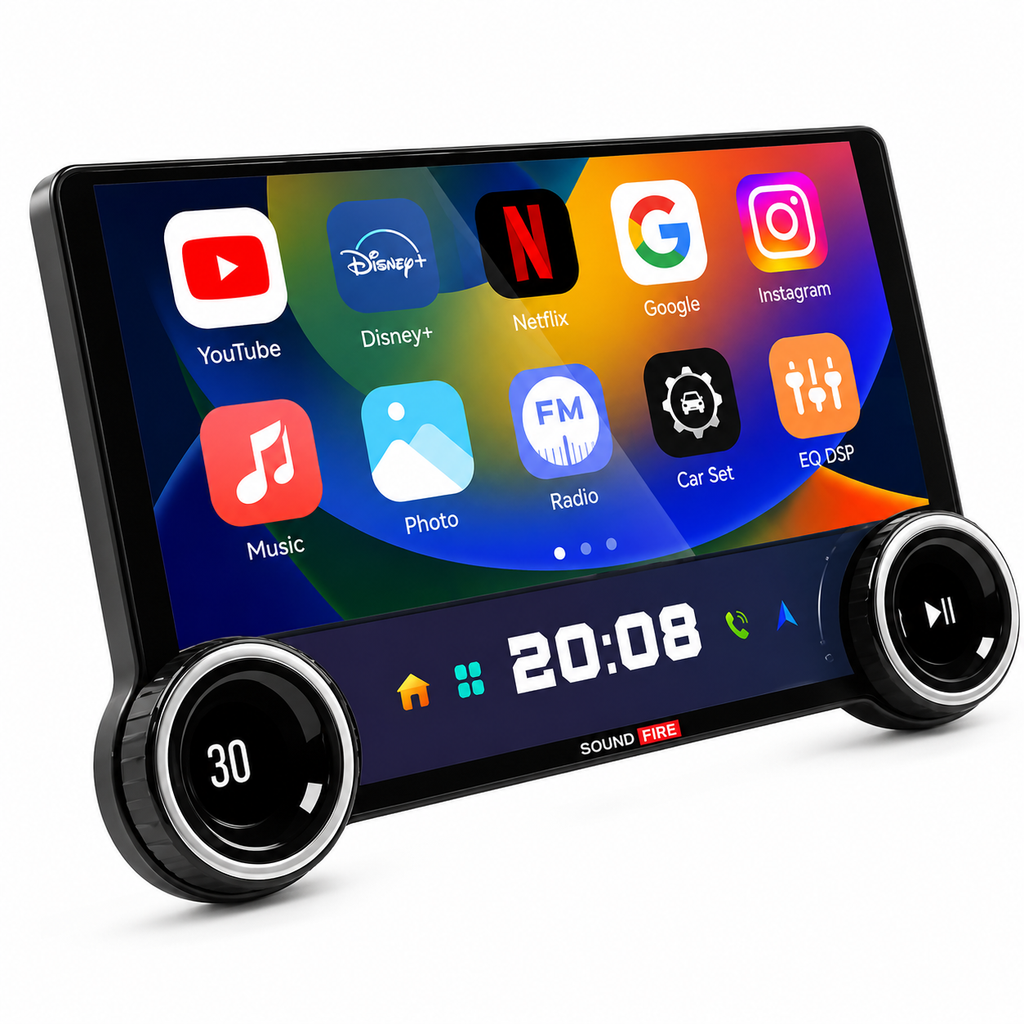 Popular 10-inch Android car smart screen with 32GB storage and 2GB RAM, ideal for in-car entertainment and navigation.