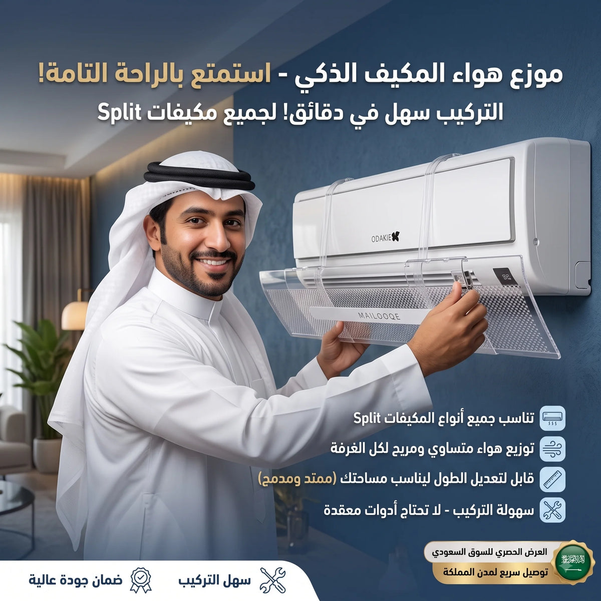 • موزع هواء المكيف  الحديث