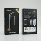 U25 Ultra 5G mobile phone by سوق الأمانة displaying its sleek black design and screen with app icons.