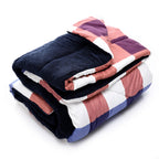Warm Caro double-sided faux fur winter duvet in 220x235cm, with plush, soft textured fabric for cozy comfort.