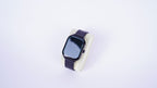 Smart Watch A56 Plus displaying fitness metrics and digital clock on a black strap, showcasing a sleek, modern design.