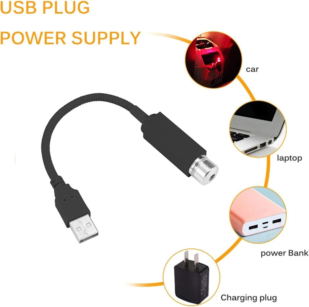 عرض قطعتين ليزر USB للسيارة او المنزل