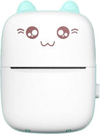 Mini Sticker Printer from سوق كوم, smart accessories with compact design, showing colorful printed stickers ready for use.