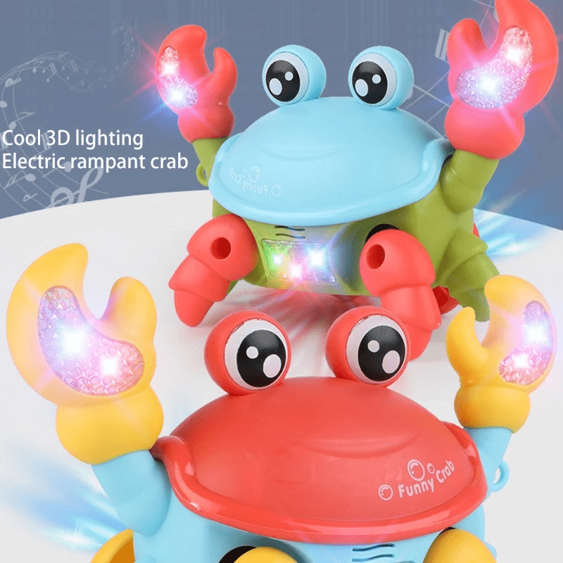 Colorful crab-shaped toy from سوق كوم, a fun and interactive لعبه السلطعون العجيبة for children, with vibrant design and playful features.