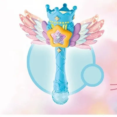 Bubble Wings bubble-blowing toy from سوق كوم, colorful plastic wings with built-in bubble solution for outdoor fun.
