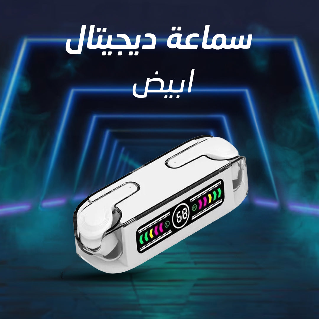 سماعات بلوتوث لاسلكية M12 TWS بعزل الضوضاء ومقاومة الماء IPX7