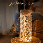 تصميم كريستال فاخر مع بخار ناعم لتعطير الجو