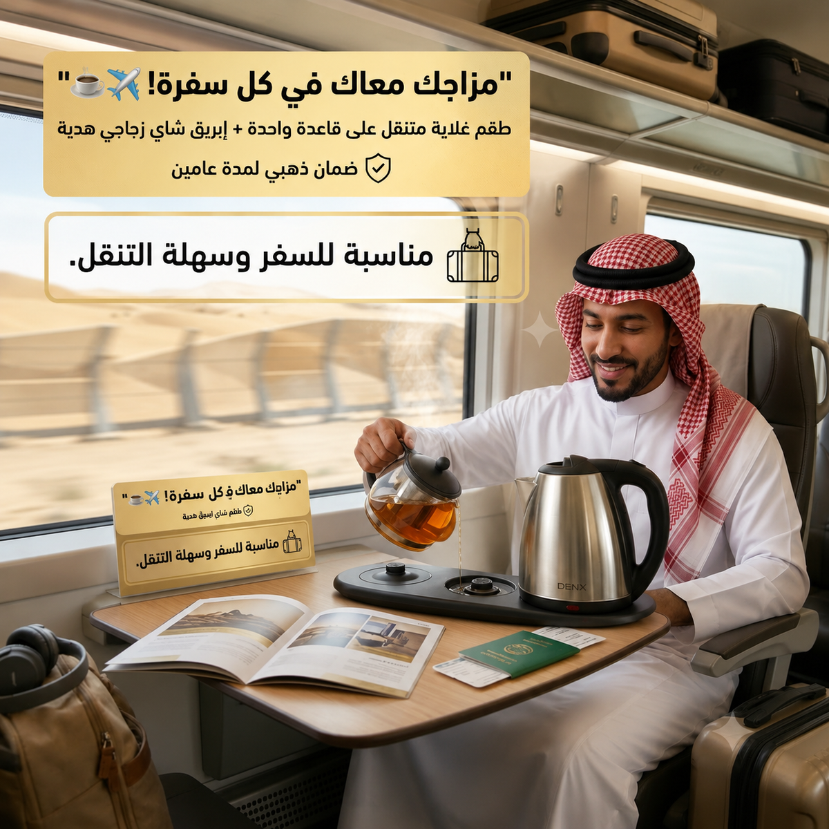طقم غلاية على قاعدة