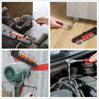 مقبض سقاطة (Ratchet) مقاس 1/4 بوصة ومجموعة رؤوس مفاتيح ربط (Sockets)