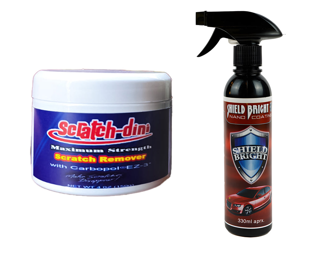 عرض مزيل خدوش السيارات الترند+ملمع السيارة Shield Bright
