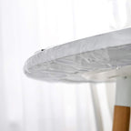 Two expandable dining tablecloths from سوق كوم, showcasing their stretchable fabric and elegant design for home use.