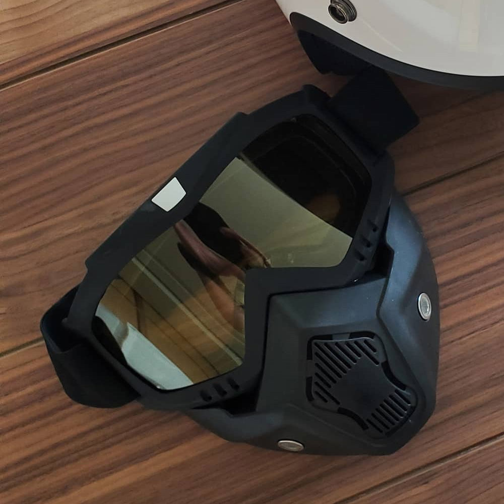 Winter motorcycle face mask from سوق كوم, full face protection accessory for motorcycle riders, made of warm, durable material.