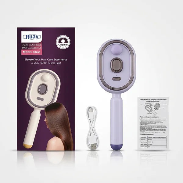 Ruay Red Light Spray Massage Comb
