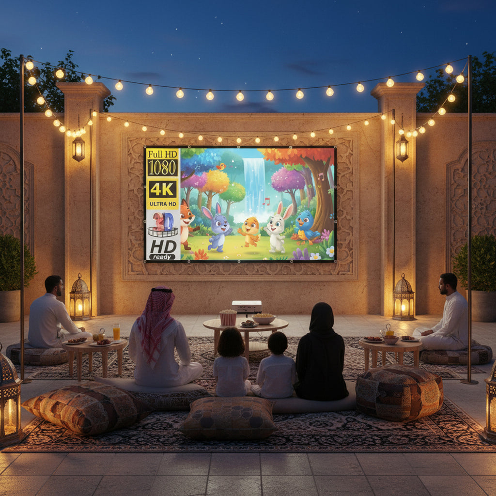 " بروجيكتور + ستاروة بروجيكتور 60 أنش لعرض سنيمائى "