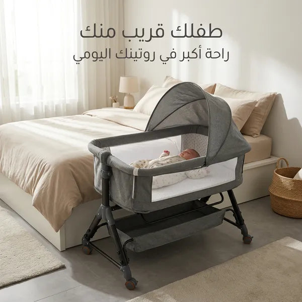 سرير هزاز للنوم، ومهد وأرجوحة مريحة للرضع
