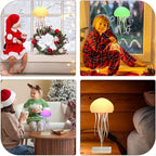 Illuminated Jellyfish gift from سوق كوم, colorful, glowing jellyfish with tentacles, perfect as a decorative light gift.