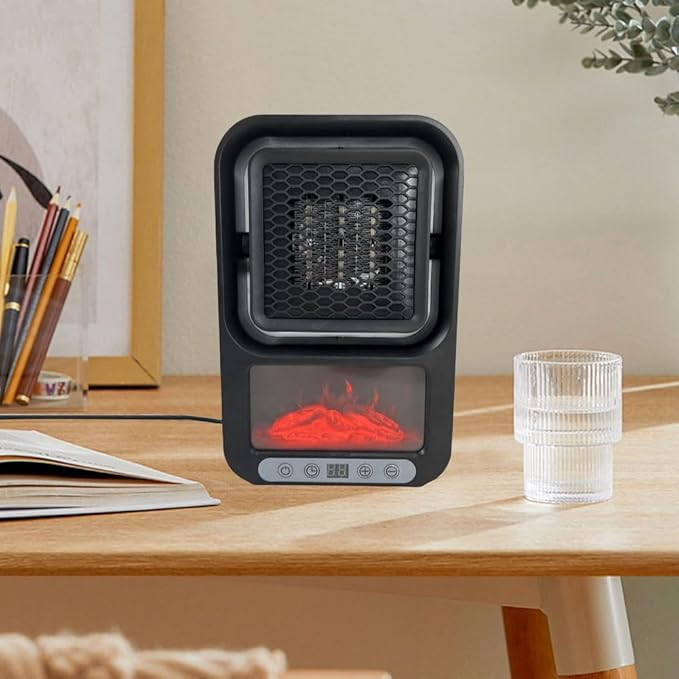 Electric heater 180-degree 2-in-1 from سوق كوم, showing a sleek, modern design with adjustable heating elements.