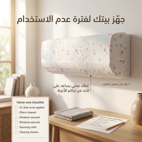 غطاء كفر حماية المكيف ضد الغبار و الاتربة عملي وممتاز لحماية المكيفات