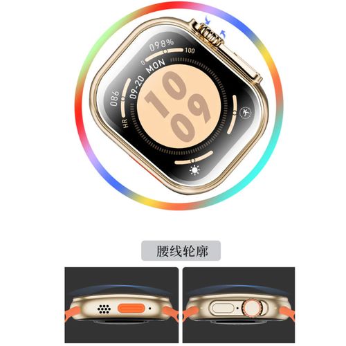 Smartwatch X10 Ultra 3 with curved screen, stylish design, and digital display, perfect for fitness and daily notifications.