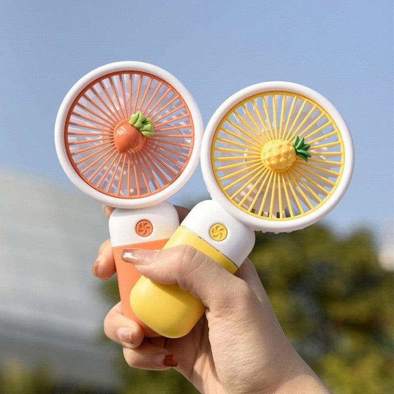 Portable mini fan from سوق كوم, compact handheld cooling device with adjustable settings and a sleek design.