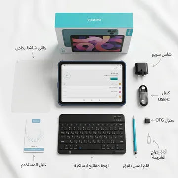 تابلت كبير 11 بوصة Oteeto S12 ( ضمان عام ) + هدية سماعة AIRPODS