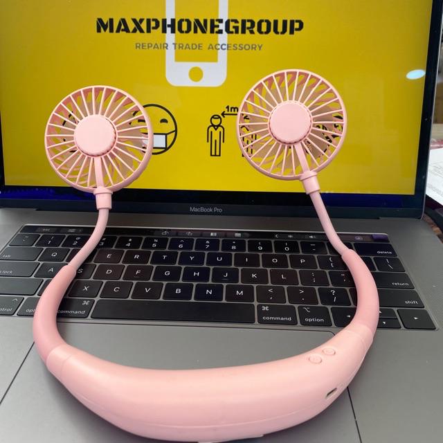Magnetic neck fan from السوق كوم, popular cooling device with adjustable straps and dual fan blades for hands-free comfort.