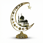 ديكور رمضان علي شكل هلال و جامع حجم كبير