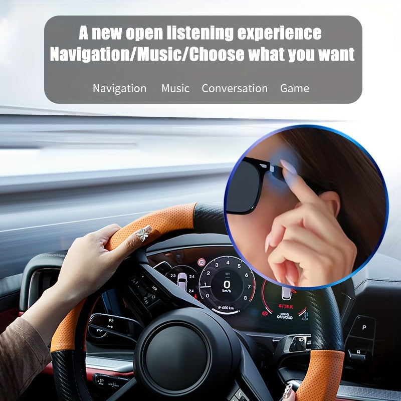 • Smart Glasses Bluetooth with Speakers