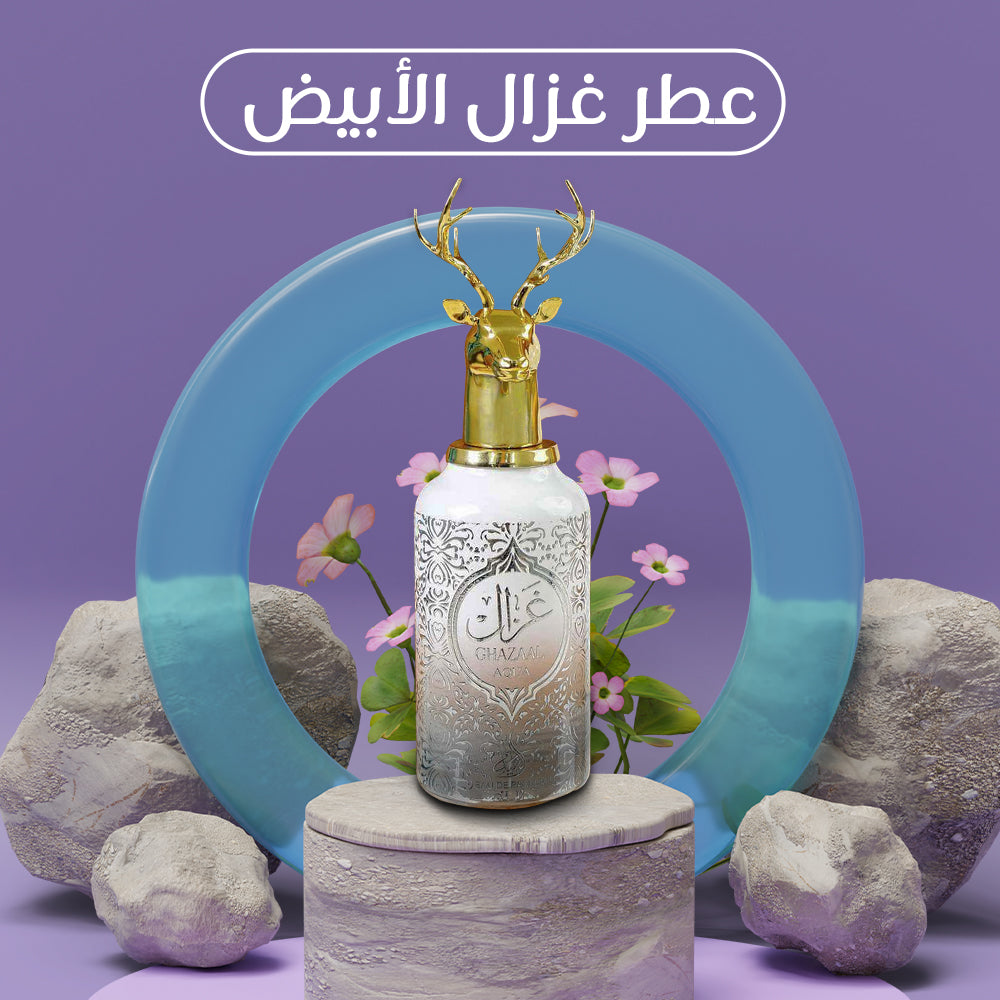 زجاجة عطر غزال الأصلي الأسود 100 مل عود فاخر طويل الأمد