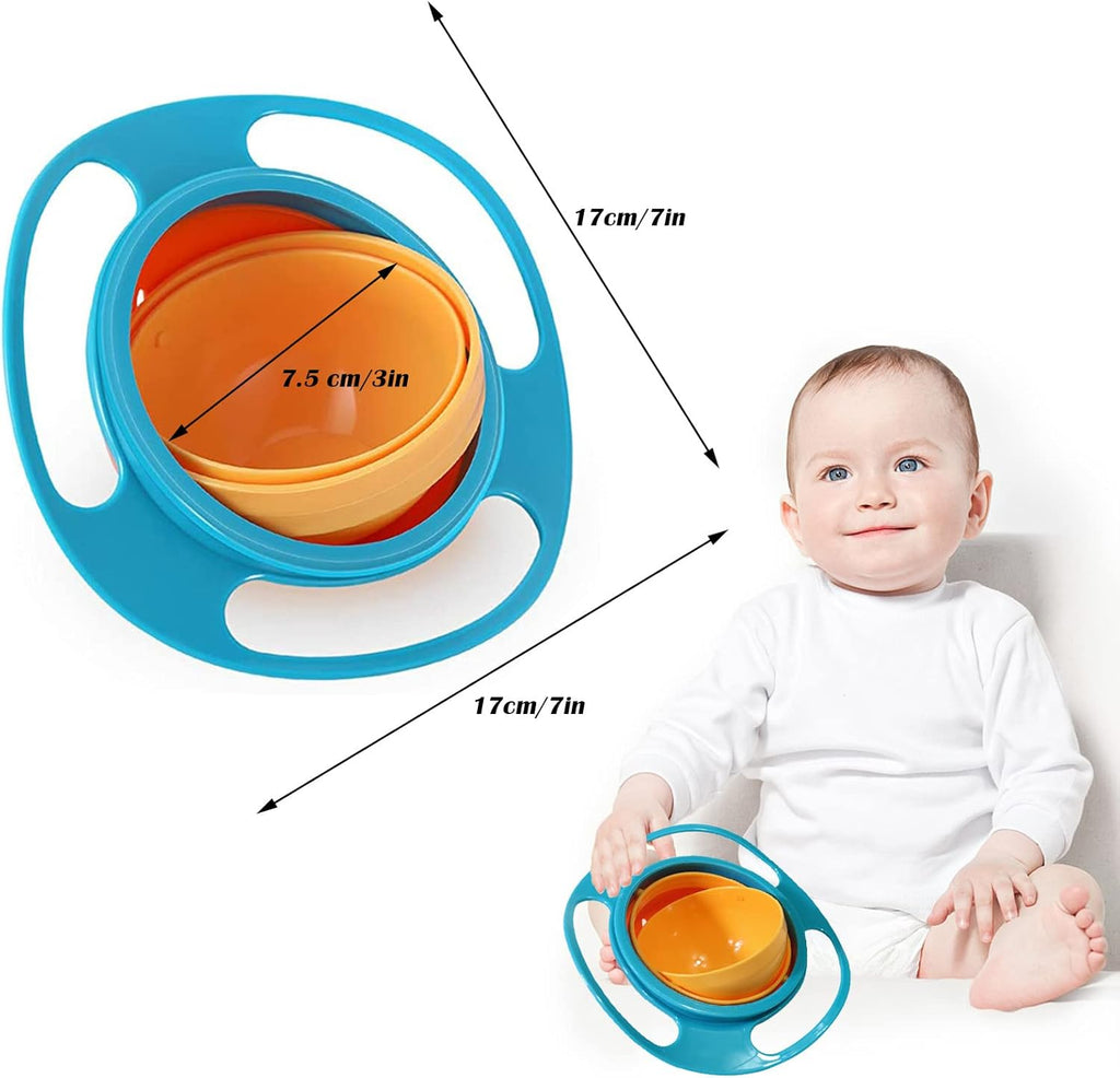 360-degree rotating baby accessory plate, child-friendly design with colorful, durable materials for safe mealtime use.