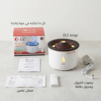 فواحة بركانية عطرية ومرطبة للهواء بإضاءة LED