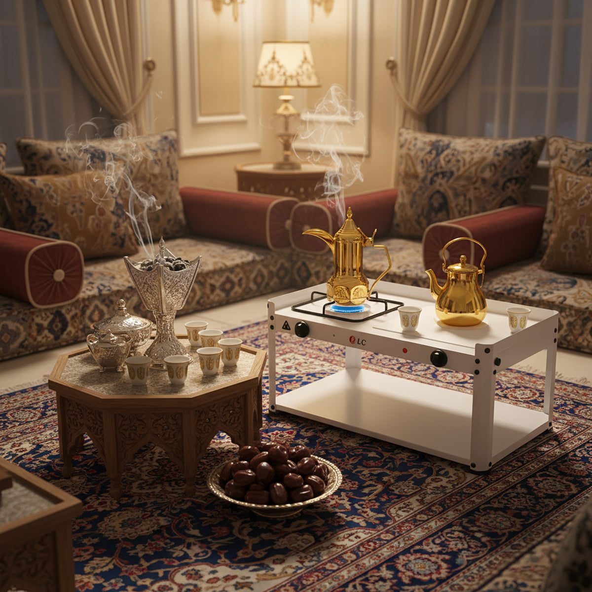 • ضمان عامين DLC  موقد كهربائي