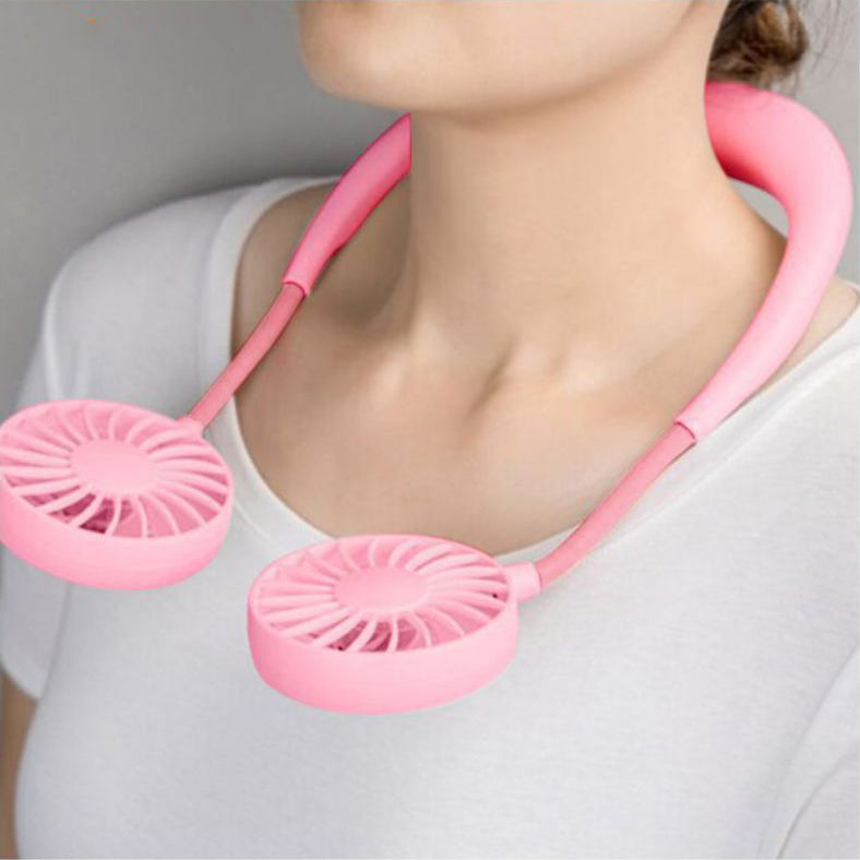 Magic neck fan from سوق كوم, popular best-selling portable wearable cooling fan with adjustable blades and lightweight design.