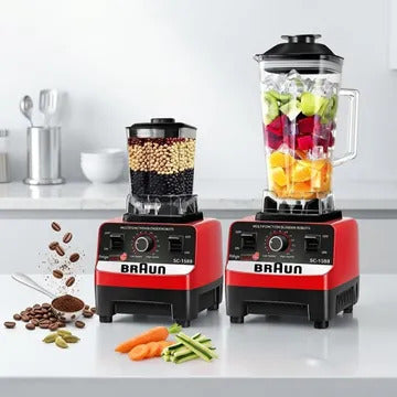 عرض كبه BRAUN 8500 وات مع خلاط + مطحنه 10000 وات BRAUN