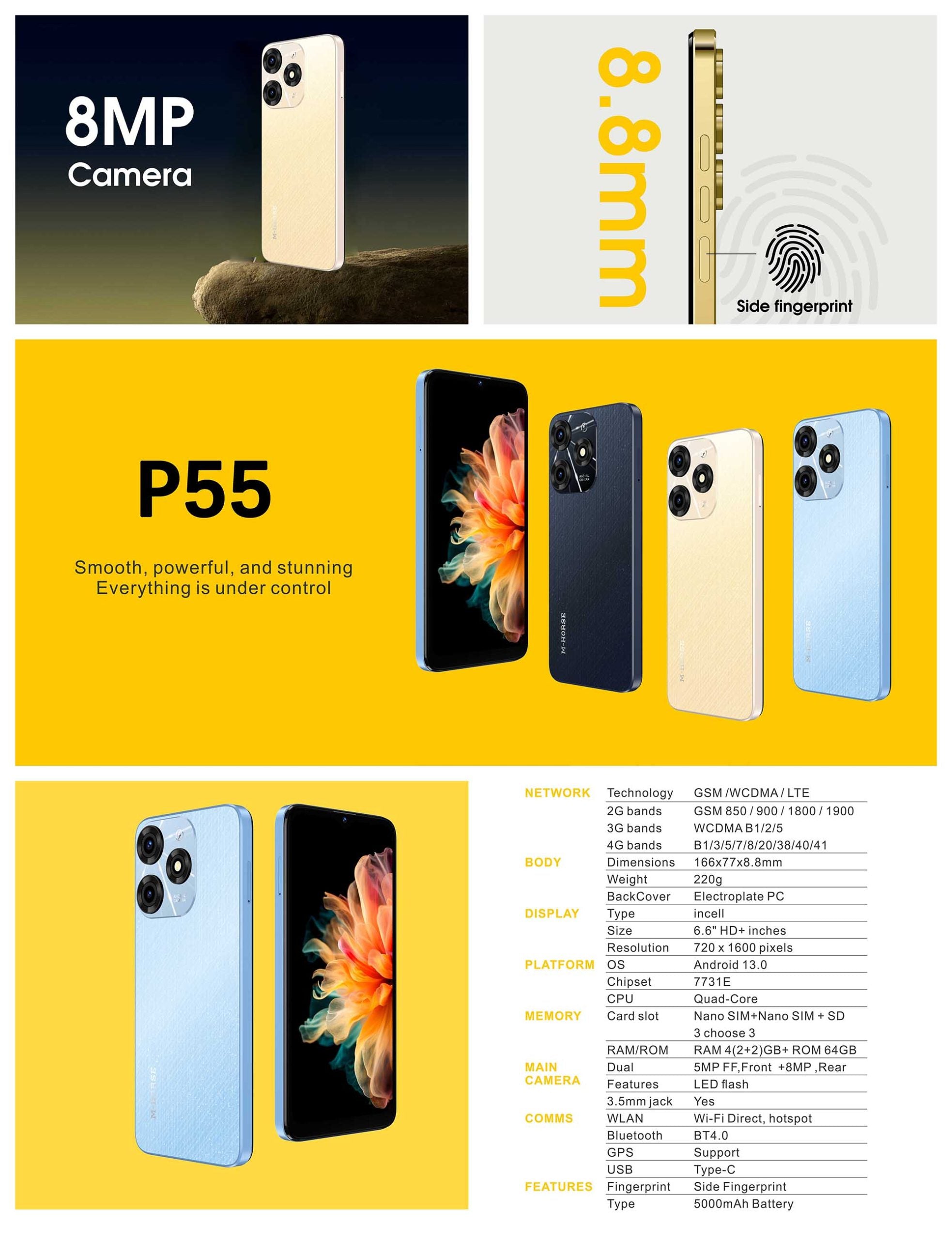 موبيل اندرويد ام هورس 16 Pro Max